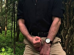 Amatør, Stor pik, Homoseksuel, Onani, Muskel, Udendørs, Offentlig, Solo