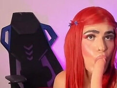 18, Duży tyłek, Obciąganie, Dildo, Masturbacja, Solo, Nastolatki, Kamerka internetowa
