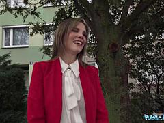 Public Agent - I wanted this MILF to show me her Tits and Ass in public