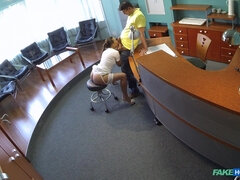 Sensual Nurse Heals Patient With Hard Office Sex