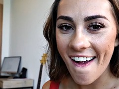 Lieveling, Grote lul, Pijpbeurt, Bruinharig, Sperma shot, Handbeurt, Hardcore, Gezichtspunt