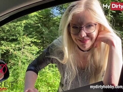 Leie, Arsch, Blasen, Spermaladung, Deutsch, Hd, Im freien, Öffentlich