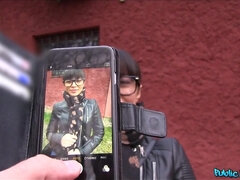 아마추어, 체코인, 유럽인, 공개동영상, 돈, 공개적인, 현실, 젖가슴