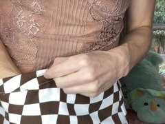 Amatør, Rumpe, Stor rumpe, Brunette, Husfrue, Milf, Kone