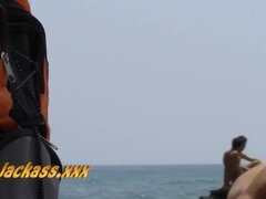 Leie, Arsch, Strand, Hardcore, Selbstgemacht, Nudist, Muschi, Spanner