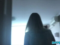 Blond, Sperm skott, Dype svelg, Bakfra, Europeisk, Ansiktssperm, Hotell, Tanga