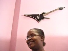 Chunky Ebony Sucks On Two Cocks