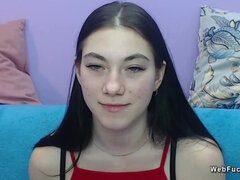 18 años, Amateur, Morena, Europeo, Casero, Afeitado, Tetas, Camara web