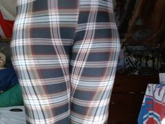 Fat Sissy Cosmicjones88 Shakes Big Ass in Leggings and Without