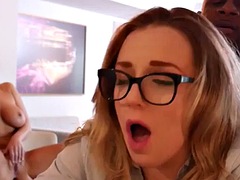 Anaal, Lieveling, Grote lul, Zwart, Blond, Zwart, Interraciaal, Tieten likken