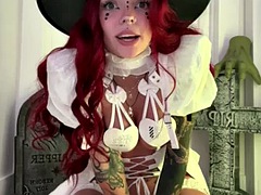 The witch casts a spell on you