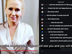 Sucer une bite, Femme couguar, Hd, Mature, Chatte, Jarretelles, Professeur, Nénés