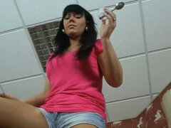 Botas, Morena, Mulher dominante, Saltos, Escravoa