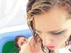 Anal, Rubia, Morena, Pies, Fetiche, Lesbiana, Coño, Juguetes