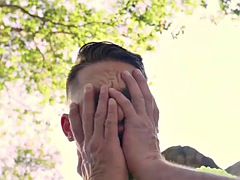 Stor kukk, Bløtkake, Homofil, Runke, Utendørs, Suging