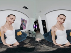 Arina Shy indulges in her steamy solo fantasies on TMWVRnet