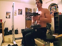 Uncut Naked Gymnast And Skater Eric Gay Solo