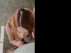 Salacious redhead plumper Bess Breast spicy porn clip