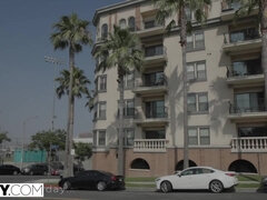 Adria Rae threesome sodomy porn video