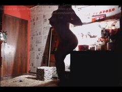큰 엉덩이, 여자, Hd, 힐, 랑제리, 스트립, 청소년, 웹캠