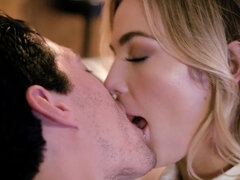 Anal, Cul, Blonde, Couple, Embrassement, Vierge