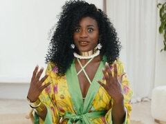 TOTM Ebony Sun Goddess - Nicole Kitt in erotic solo masturbation outdoors