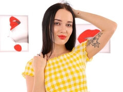 Arsch, Braunhaarige, Masturbation, Dürr, Solo, Entkleiden, Jungendliche (18+), Titten