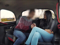 Katrina Moreno fucks cab driver's cock for a free ride