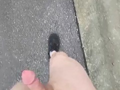 At a rest area on the highway