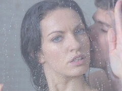 Anaali, Iso kulli, Suihinotto, Ruskeahiuksinen, Ajeltu, Suihku, Märkä