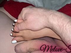 Ázijskej, Pár, Otec, Nohy, Fetiš nôh, Footjob, Dospelé