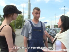 Amatorka, Duży kutas, Para, Czeski, Hardcore, Na wolnym powietrzu, Publiczny, Trójkąt