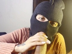 Enthousiasteling, Grote lul, Pijpbeurt, Sperma shot, Handbeurt, Reusachtig, Masseren, Tieten likken