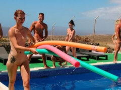 Amatoriale, Bionda, Pompino, Da dietro, Gruppo, Leccata, Figa, Tatuaggi