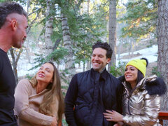 Obciąganie, Łechtaczka, Para, Sperma, Kneblowanie, Obciąganie, Lizanie, Na wolnym powietrzu