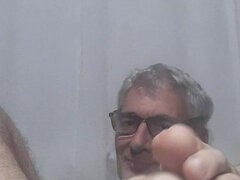 Leie, Europäisch, Füsse, Fußfetisch, Reif, Solo