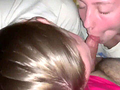 One lucky guy with 2 bisexous youthfull femmes