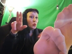 Amatoriale, Bondage sadomaso, Bondage, Piede fetish, Hd, Dominatrice, Nylon, Webcam