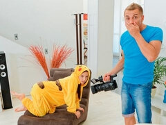 Arsch, Schwarz, Blasen, Braunhaarige, Hundestellung, Handjob, Lecken, Rasiert