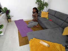 Black stunner Josy Black takes white cock