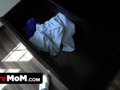 Stepmom Caught Masturbating and Wants to Fuck Her Stepson - Big Tits MILF POV Sex