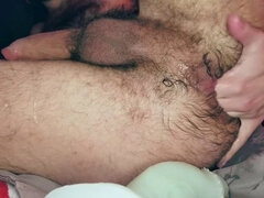 Gay ass fingering, hairy otter, wrecked hole