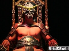Watch MILF domination as she fucks and licks her lesbian lover's ass in Mortal Kombat XXX Parody