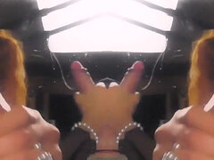 Anal, Corridas, Consolador, Lencería, Masturbación, Pelirrojo, Solo, Medias largas