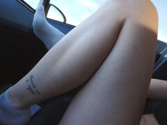 Närbild, Extrem, Massage, Onani, Orgasm, Offentlig, Solo, Leksaker