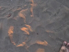 Walking Naked an Cumming in the Dunes of Maspalomas