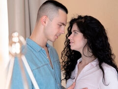 Røv, Sort, Pik sutte, Brunette, Kysse, Slikning, Barberet, Teenager