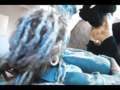 Anal, Blond, Kukk suging, Hd, Naken, Anus slikking, Skrikende, Tattovering