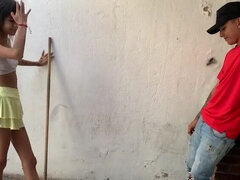 Step Sister Fucks Step Brother in Secret While Family is Away - Amateur Venezuelan Homemade POV