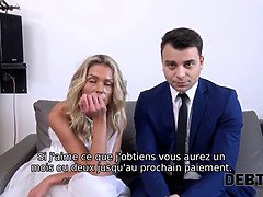 Debt collector fucks the bride in white dress